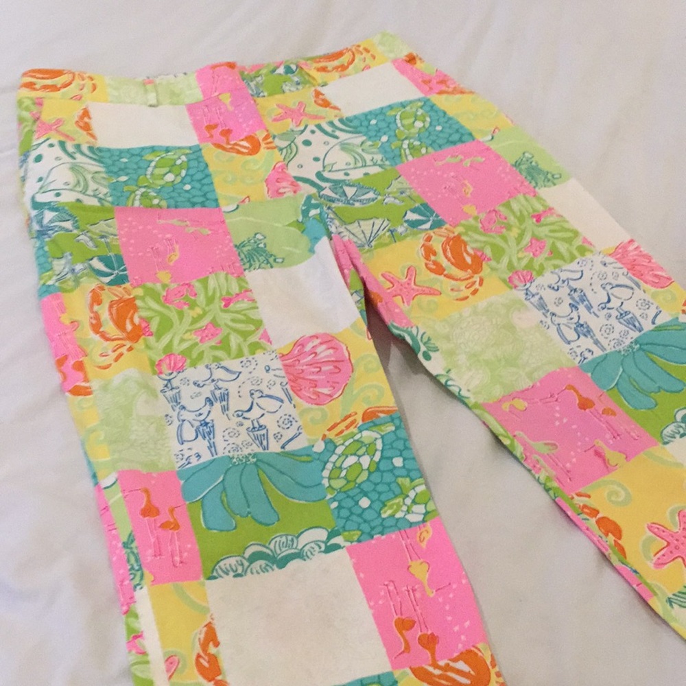 Lilly Pulitzer Colorful Printed Capris